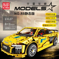 MOULD KING 13127 MOC-4463 Audi R8 V10 Second Generation with 1896 Pieces
