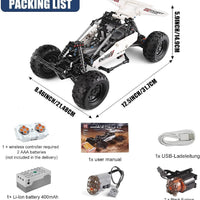 Mould King 18001 Desert Racing Building Remote Control Off-Road Buggy 394pcs