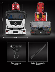 MOULD KING 19002 MOC-8800 Pneumatic Crane Truck with 8239 Pieces