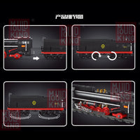 MOULD KING 12003 QJ Steam Locomotives with 1552 Pieces
