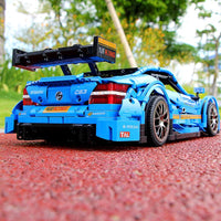 MOULD KING 13073 Blue Mercedes-Benz AMG C63 DTM with 1989 Pieces
