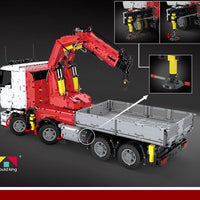 MOULD KING 19002 MOC-8800 Pneumatic Crane Truck with 8239 Pieces