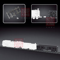 MOULD KING 12003 QJ Steam Locomotives with 1552 Pieces

