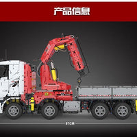 MOULD KING 19002 MOC-8800 Pneumatic Crane Truck with 8239 Pieces