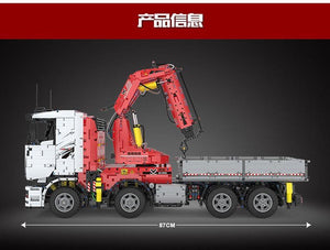 MOULD KING 19002 MOC-8800 Pneumatic Crane Truck with 8239 Pieces