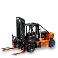 MOULD KING 17044 Orange Heavy Stacker With Motor with 4579 Pieces
