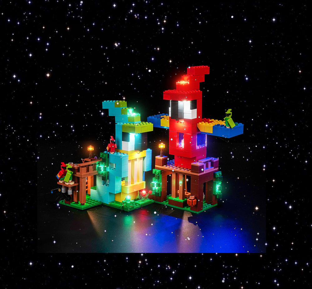 Brick Shine - Light Kit for LEGO® The Parrot Houses 21282