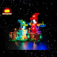 Brick Shine - Light Kit for LEGO® The Parrot Houses 21282