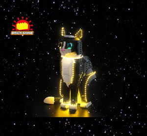 Brick Shine - Light Kit for LEGO® Tuxedo Cat 21349