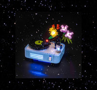 Brick Shine - Light Kit for LEGO® Record Player with Flowers 31172
