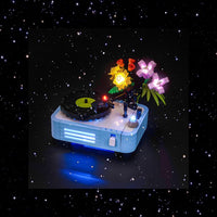 Brick Shine - Light Kit for LEGO® Record Player with Flowers 31172