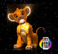 Brick Shine -  Light Kit for LEGO® Young Simba the lion king 43247
