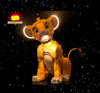 Brick Shine -  Light Kit for LEGO® Young Simba the lion king 43247
