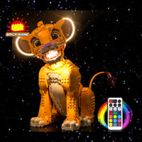 Brick Shine -  Light Kit for LEGO® Young Simba the lion king 43247