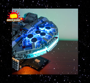 Brick Shine -  Light Kit for  LEGO® willennium Falcon 75375