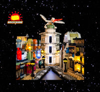 Brick Shine - Light Kit for LEGO® Diagon Alley Wizarding Shops 76444
