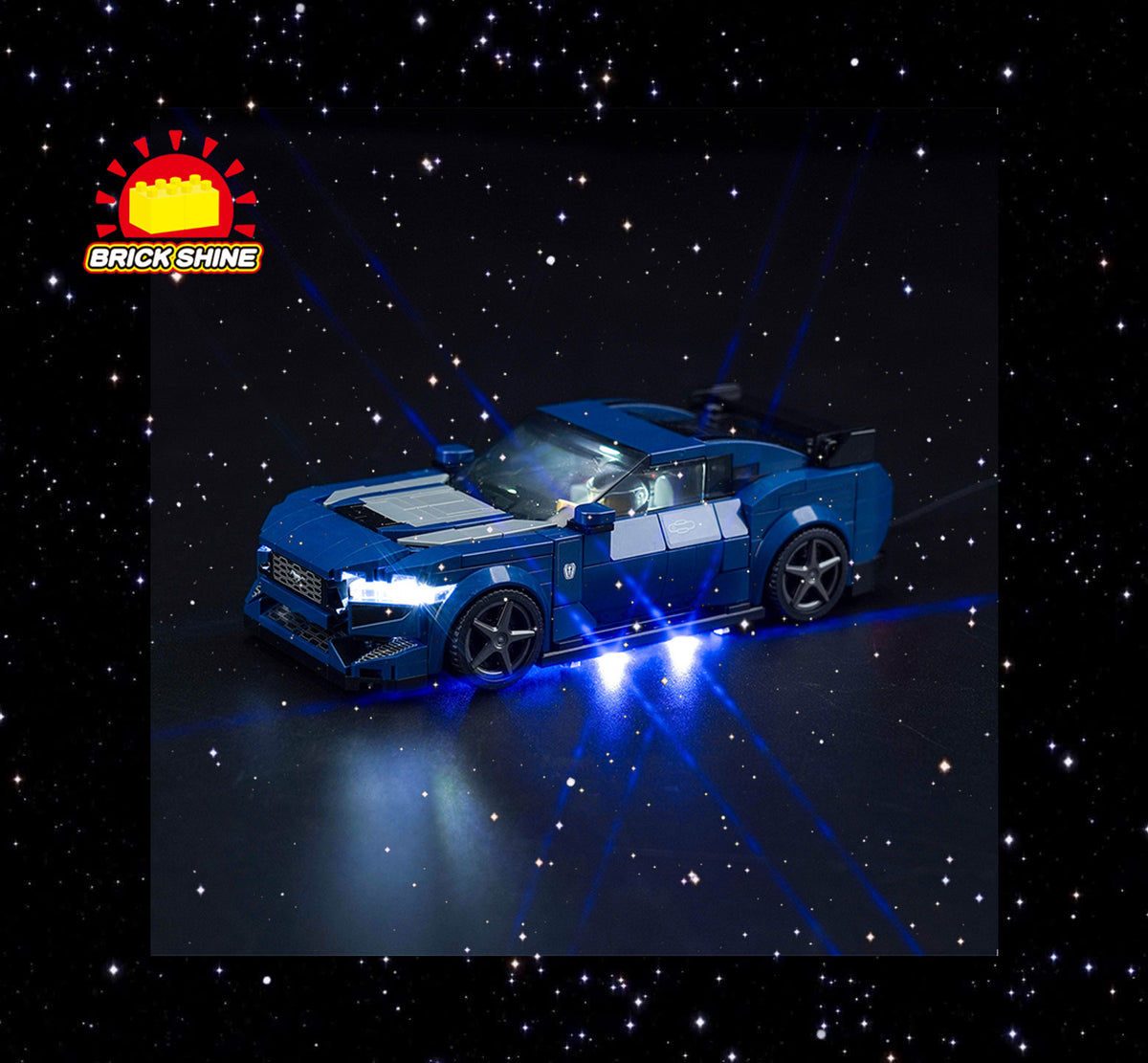 Brick Shine - Light Kit for LEGO® Ford wustang Dark Horse sports Car 7 ...