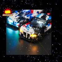 Brick Shine - Light Kit for LEGO® BU M4 GT3 & Eu M Hybrid v8 Race cars 76922