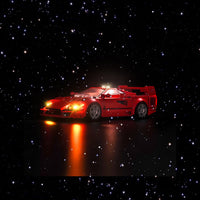 Brick Shine -  Light Kit for LEGO® Ferrari F40 Supercar 76934