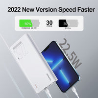 Romoss Sense 6F 22.5W 20000mAh Super Fast Charge Power Bank-White
