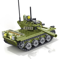 SEMBO 105514 Iron Blood Heavy Equipment Type 85 Main Battle Tank with 324 Pieces
