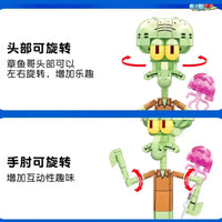 SEMBO 612200 SpongeBob Squidward Tentacles with 251 Pieces