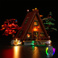 Brick Shine  GC Light Kit for  LEGO® A-Frame Cabin 21338