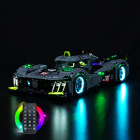Brick Shine -  Light Kit for LEGO®PEUGEOT 9X8 24H Le Mans Hybrid Hypercar 42156
