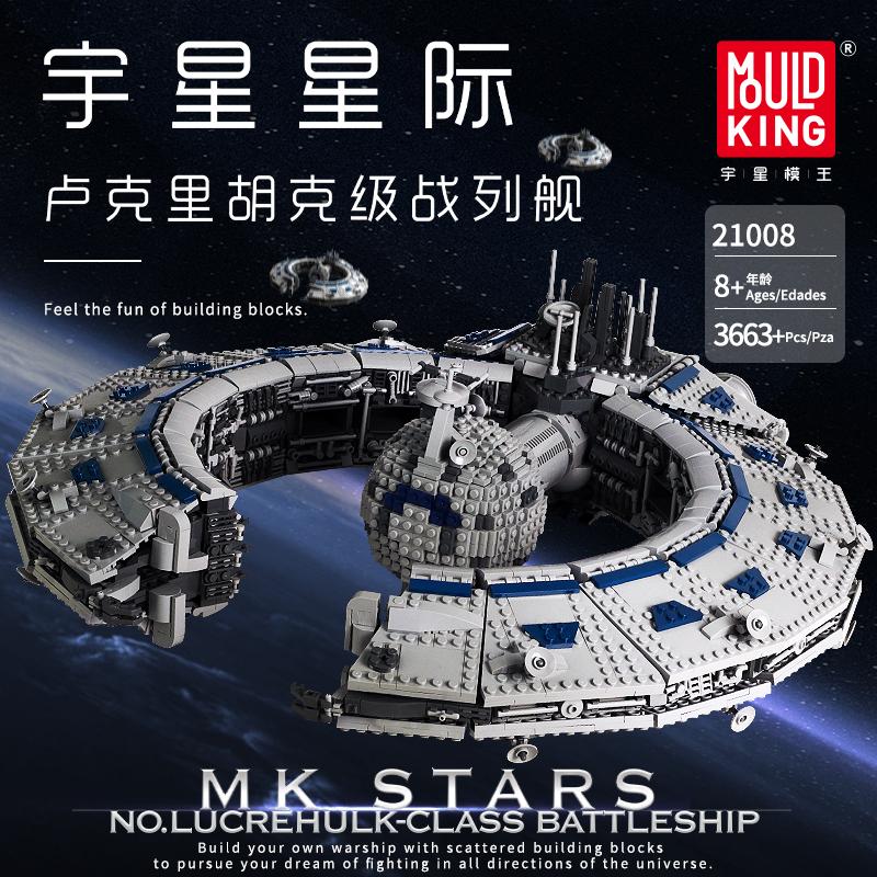 MOULD KING 21008 Lucrehulk Star Control Ship with 3500 Pieces