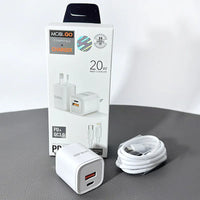 sky Mobigo TCS2081ACLC PD 20W wall charger with Type-C to Lightning combo
