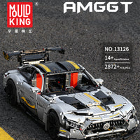 Mould King 13126 Black Plating Motor AMG GT R with 2872 Pieces
