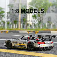 Mould King 13126 Black Plating Motor AMG GT R with 2872 Pieces
