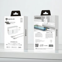sky Maxguard WT25WAC/CL PD 25W wall charger with Type-C to Lightning combo
