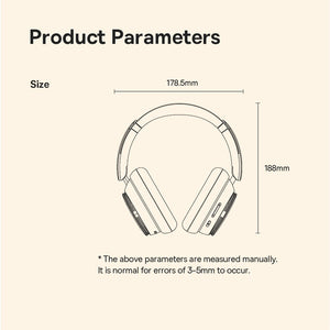 Baseus Bowie H1 Pro Noise-Cancellation Wireless Headphones (A00050601113-00/A00050601213-00)