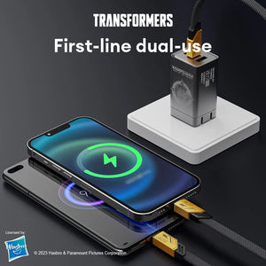 Transformers TF-A09 Braided Two-in-One Magnetic Charging Cable