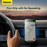 Baseus Stable Gravitational Wireless Charging Car Mount Pro 15W (Air Outlet Version)-Black
