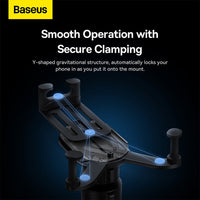 Baseus Stable Gravitational Wireless Charging Car Mount Pro 15W (Air Outlet Version)-Black
