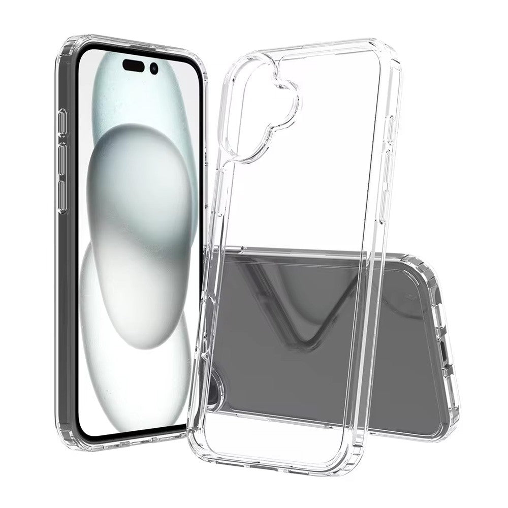 iPhone 17 High Quality Acrylic + TPU Hybrid Transparent Case Cover