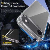 iPhone 17 Air High Quality Acrylic + TPU Hybrid Transparent Case Cover
