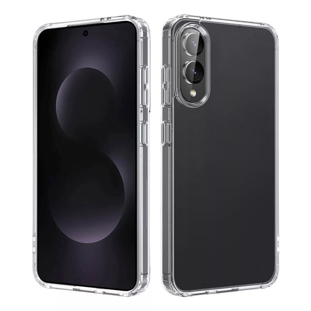 High Quality Acrylic + TPU Hybrid Transparent Case for Samsung Galaxy S25 Edge