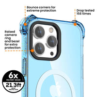 Bounce Impact Clear Shockproof Magnetic Cover Case
