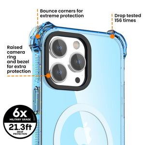 Bounce Impact Clear Shockproof Magnetic Cover Case