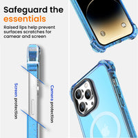 Bounce Impact Clear Shockproof Magnetic Cover Case
