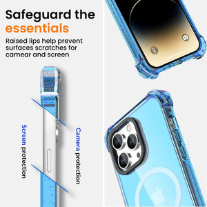 Bounce Impact Clear Shockproof Magnetic Cover Case