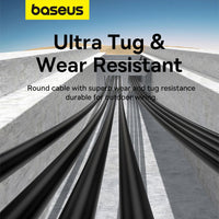 Baseus High Speed CAT5 Gigabit Ethernet Cable (Round Cable) 5m-Cluster Black