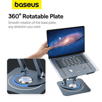 Baseus UltraStable Pro Series Rotatable and Foldable Laptop Stand-Space Gray
