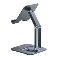 Baseus Desktop Biaxial Foldable Metal Stand For Tablets-Space Gray
