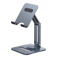 Baseus Desktop Biaxial Foldable Metal Stand For Tablets-Space Gray
