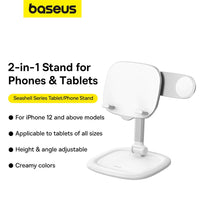 Baseus Seashell Series Tablet / Phone Stand-Moon White
