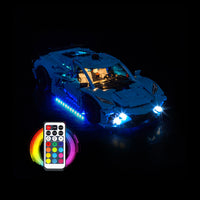 Brick Shine GC Light Kit for LEGO® Chevrolet Corvette Stingray Blue 42217